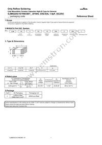 GJM0225C1E1R9CB01L Datasheet Cover