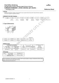 GJM0225C1E5R0CB01L Datasheet Cover