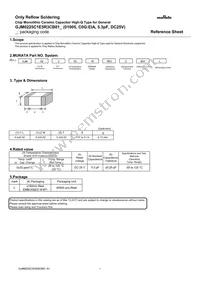 GJM0225C1E5R3CB01L Datasheet Cover