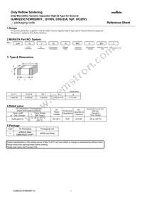 GJM0225C1E9R0DB01L Datasheet Cover