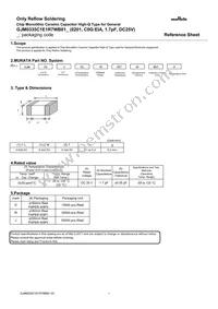 GJM0335C1E1R7WB01D Datasheet Cover