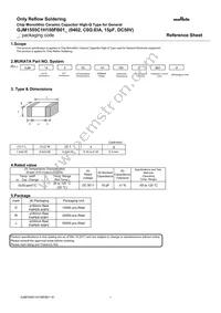 GJM1555C1H150FB01D Datasheet Cover