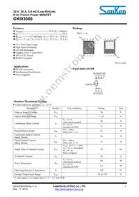 GKI03080 Datasheet Cover