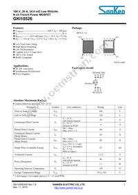 GKI10526 Datasheet Cover