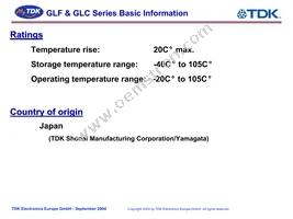 GLF201208T470M Datasheet Page 16