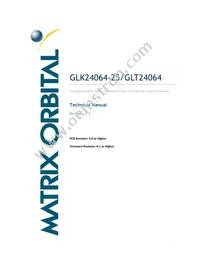 GLK24064-25-WB-V Datasheet Cover