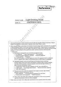 GM5BW01300A Datasheet Page 3