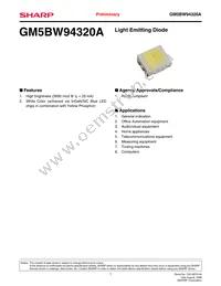 GM5BW94320A Datasheet Cover