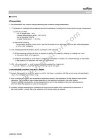 GMA085R71E103MA11T Datasheet Page 16