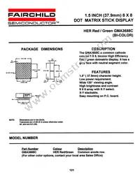 GMA3688C Datasheet Cover