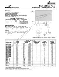 GMD-800MA Datasheet Cover