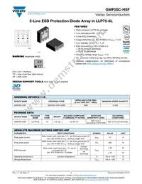 GMF05C-HSF-GS08 Datasheet Cover