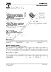 GMF05LC-GS08 Datasheet Cover