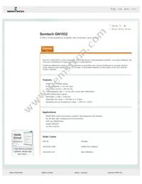 GN1032W-CHIP Datasheet Cover