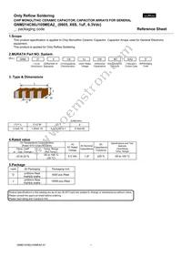 GNM214C80J105MEA2D Datasheet Cover