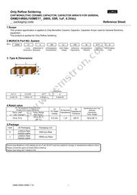 GNM214R60J105ME17D Datasheet Cover