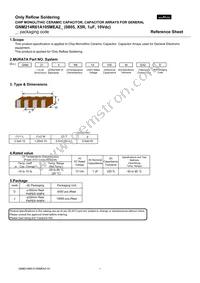 GNM214R61A105MEA2D Datasheet Cover