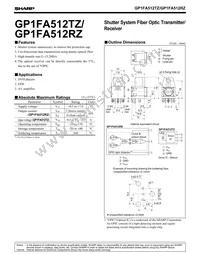 GP1FA512RZ Datasheet Cover