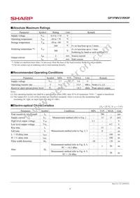 GP1FMV31RK0F Datasheet Page 3