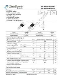 GP1M003A050FG Datasheet Cover