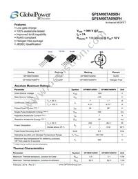 GP1M007A090H Datasheet Cover