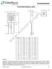 GP1M020A050N Datasheet Page 5