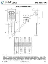 GP1M020A060M Datasheet Page 5