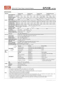 GP25B13A-R1B Datasheet Page 2