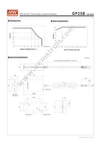 GP25B13A-R1B Datasheet Page 3