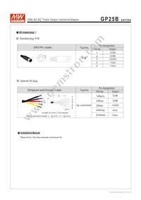 GP25B13A-R1B Datasheet Page 4