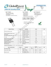 GP2D005A120A Datasheet Cover
