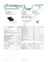 GP2D010A120B Datasheet Cover