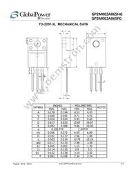 GP2M002A065HG Datasheet Page 7