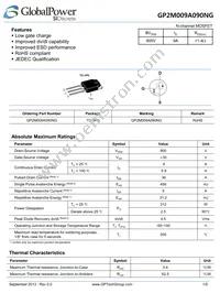 GP2M009A090NG Datasheet Cover