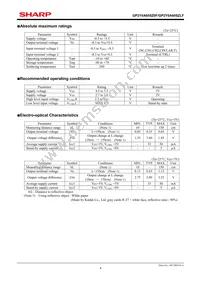 GP2Y0A60SZ0F Datasheet Page 4