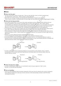 GP2Y0D02YK0F Datasheet Page 6