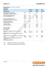 GR DASPA1.23-FSFU-26-1-100-R18 Datasheet Page 4