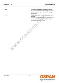 GR DASPA1.23-FSFU-26-1-100-R18 Datasheet Page 13