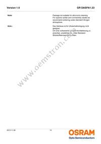 GR DASPA1.23-FSFU-46-1-100-R18 Datasheet Page 14