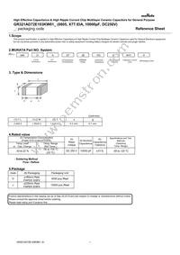 GR321AD72E103KW01D Datasheet Cover