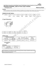 GR355XD72J224KW05L Datasheet Cover