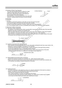 GRJ033R61A105ME11D Datasheet Page 20