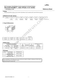 GRJ31CR71H475ME11L Datasheet Cover