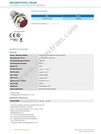 GRL18SG-F2332 Datasheet Page 2