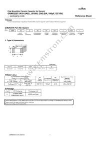 GRM0225C1A101JA02L Datasheet Cover