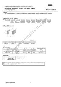 GRM0225C1A680JD05L Datasheet Cover