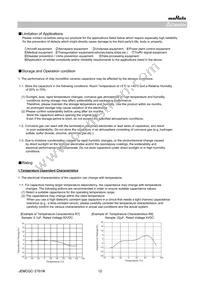 GRM0225C1E100GDAEL Datasheet Page 12