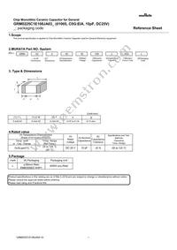 GRM0225C1E100JA03L Datasheet Cover