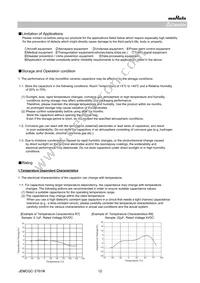 GRM0225C1E1R2WDAEL Datasheet Page 12