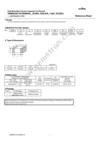 GRM0225C1E1R6WA03L Datasheet Cover